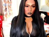 Big Cock Trans Woman Jerks Off With Sex Toy Sissy Movies