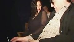 perverted notary take busty widow to the adult cinema