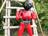 Hot Outdoor Action with Latex Fetish