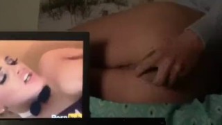 Slutty Sissy Transsexual CD Learns from Britney Angel how to fuck Herself