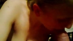 Adult slut at a party at home