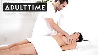 ADULT TIME – Reagan Foxx Likes Her Massages HARD!