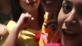 Horny Indian Girls singing Isme tera Ghata Adult Version
