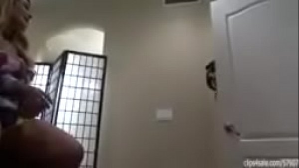 Sissy fucked with rainbow strapon