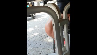 Public no panties exposed re upload 4k