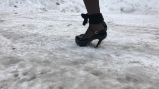 High heel destruction!