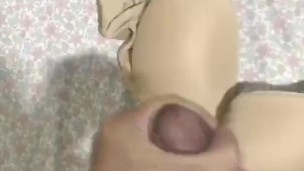Cum on Step Mom’s Underwear Bra